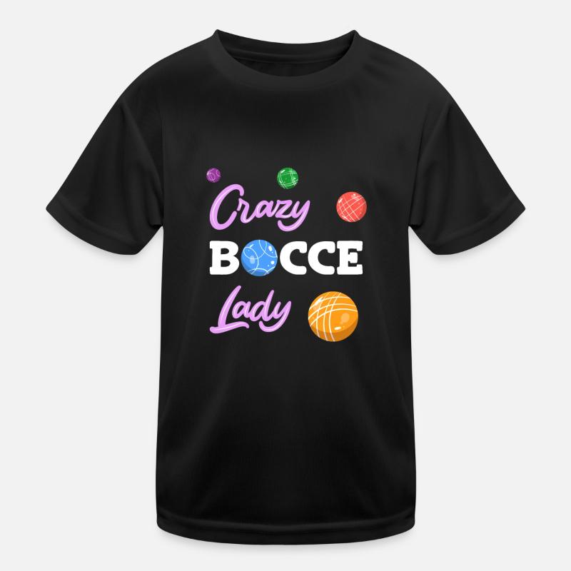 Boccia Boule Petanque Kinder Funktions-T-Shirt
