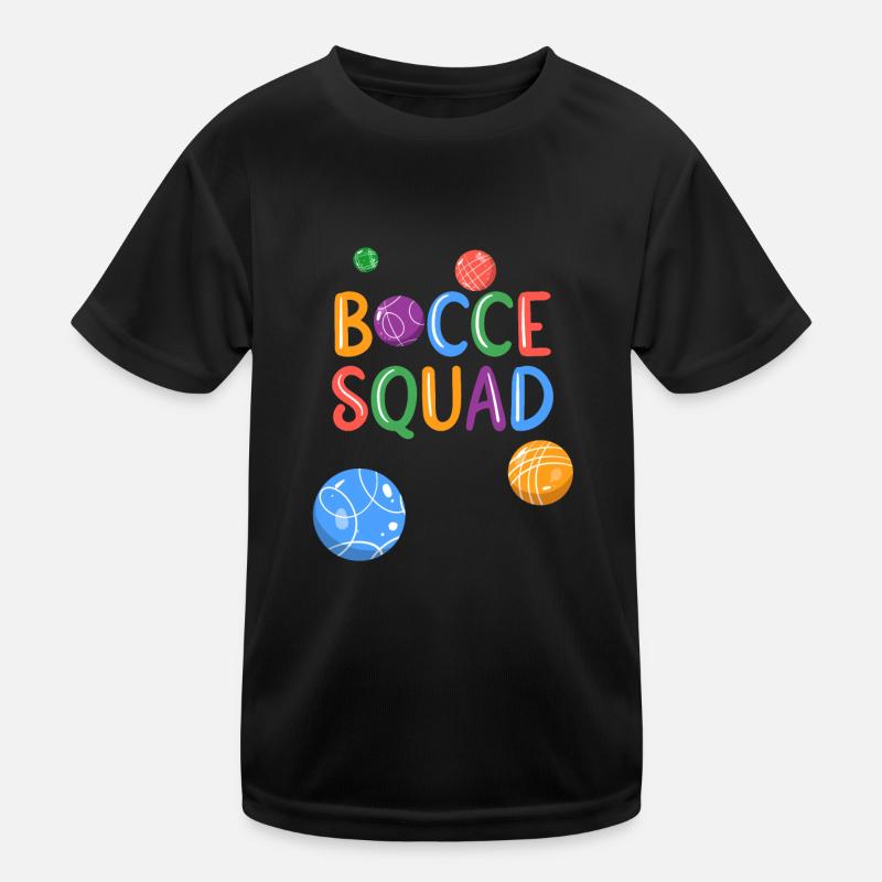 Boccia Boule Petanque Kinder Funktions-T-Shirt
