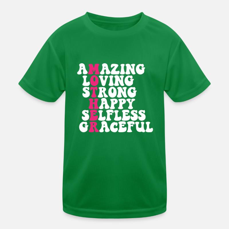Meilleure mère Maman Parents Naissance T-shirt sport Enfant