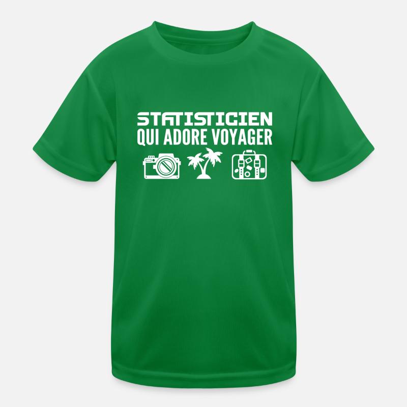 Travellers & Statisticians: Passion & Discovery Kids Functional T-Shirt