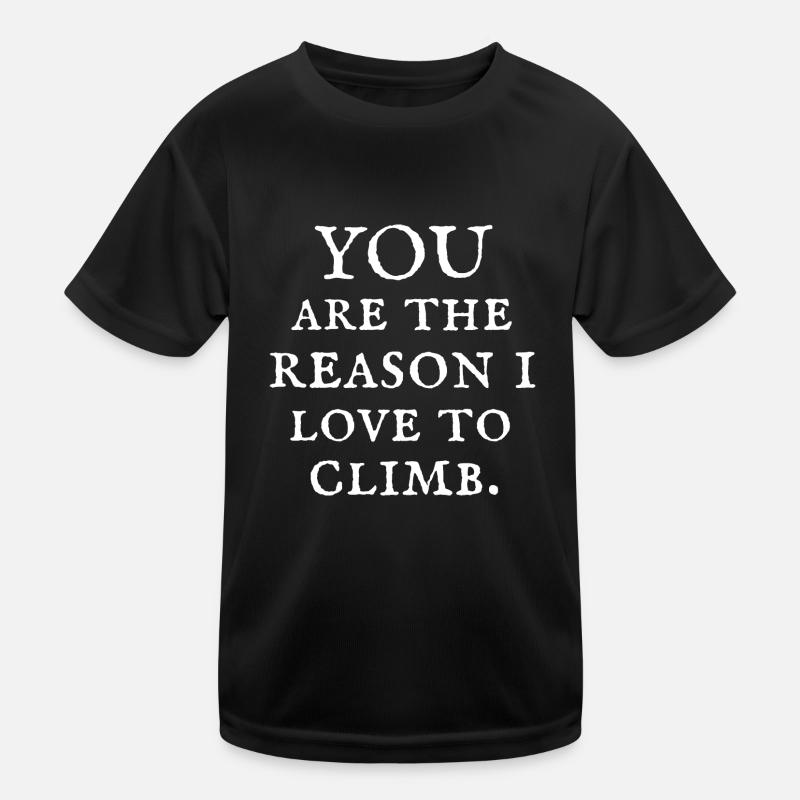 Wall Climbing Rock Climbing Kids Functional T-Shirt