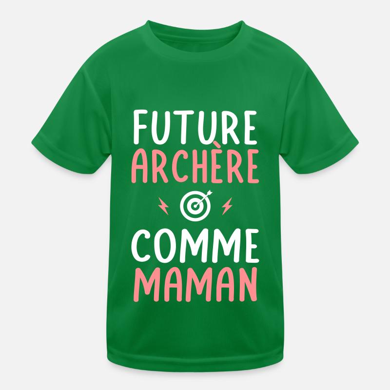Future archère - Comme maman - Cadeau humour T-shirt sport Enfant