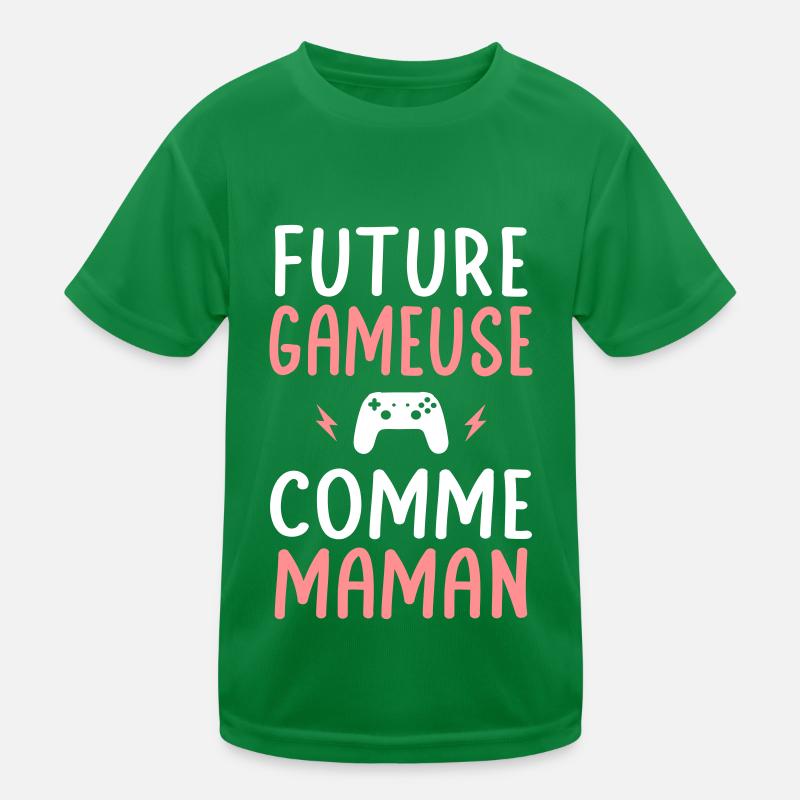 Future gameuse - Comme maman - Cadeau humour T-shirt sport Enfant