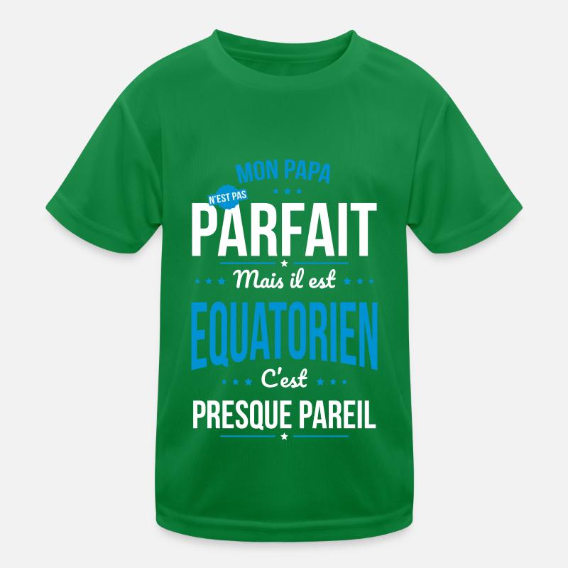 Mon papa n'est pas parfait - Equatorien T-shirt sport Enfant