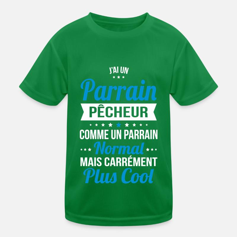 J'ai un parrain pêcheur plus cool T-shirt sport Enfant