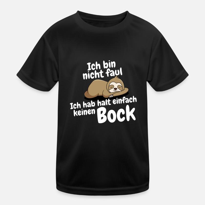 kein bock Kinder Funktions-T-Shirt