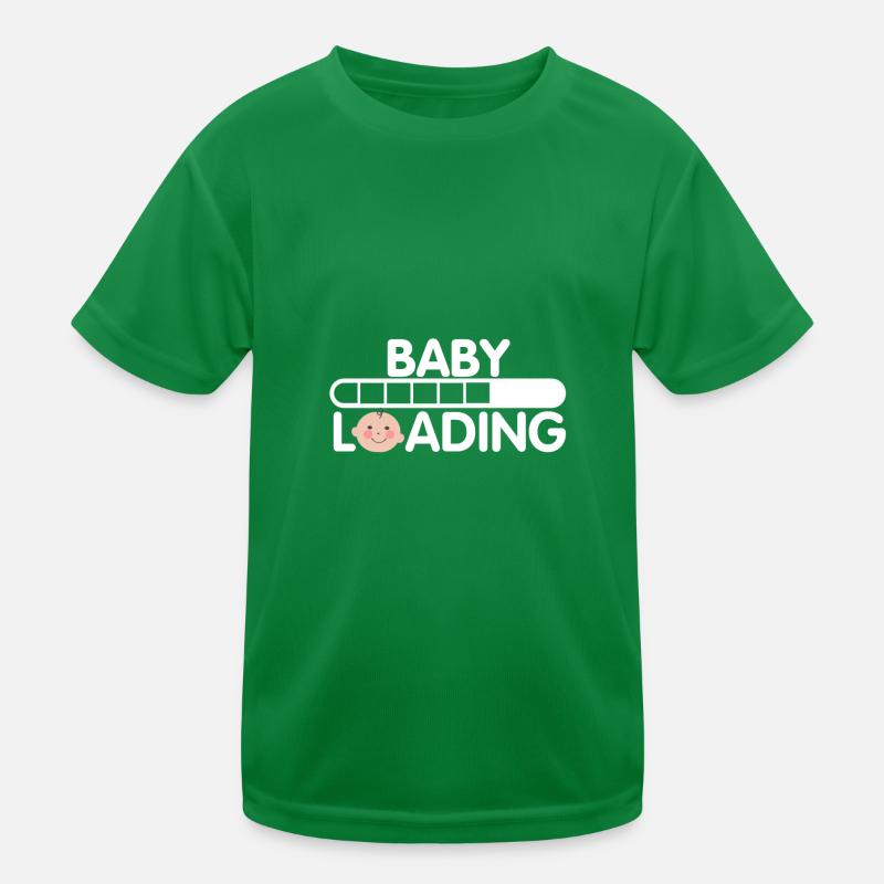 Baby wird geladen Kinder Funktions-T-Shirt
