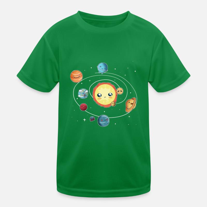 the solar system Kids Functional T-Shirt