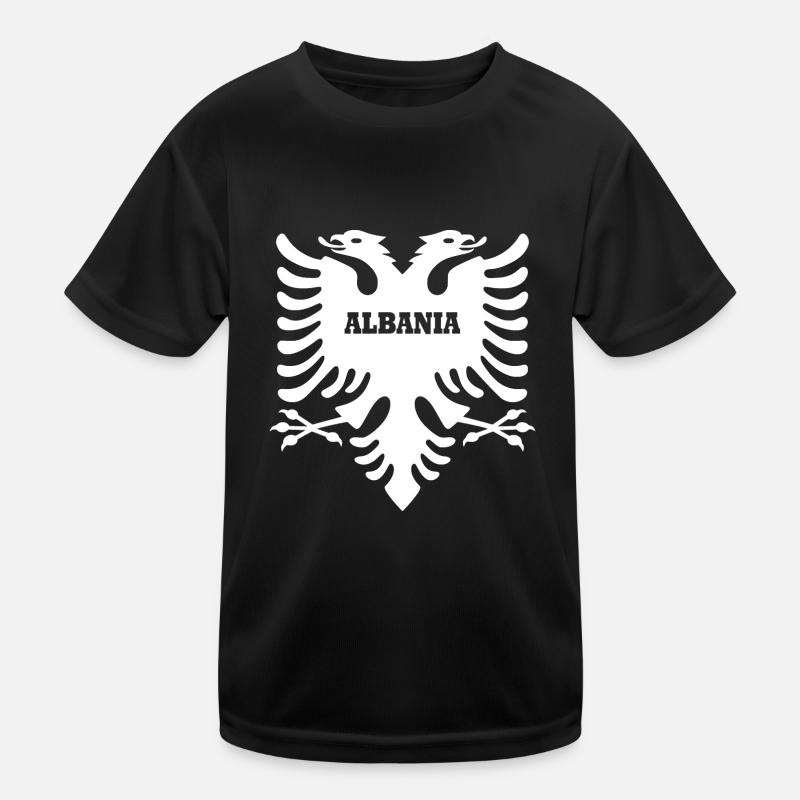 Albanien Kinder Funktions-T-Shirt