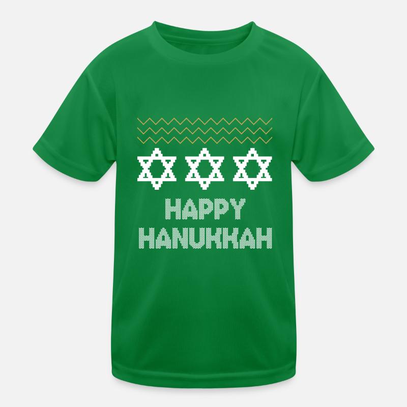 Ugly Hanukkah, Chanukkah, Lichterfest, Geschenk Kinder Funktions-T-Shirt