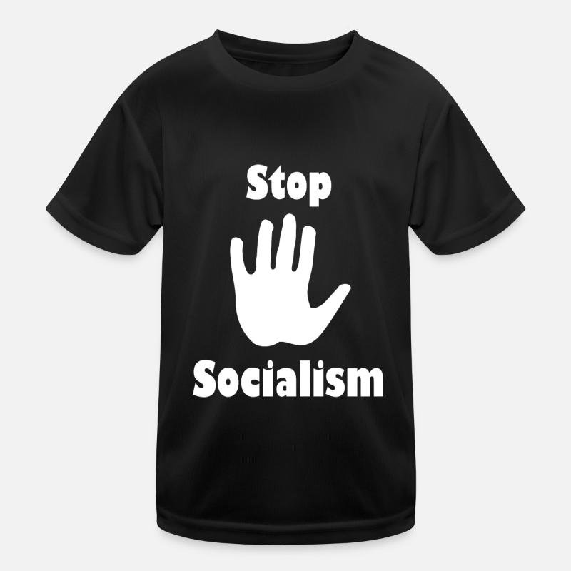Beendet den Sozialismus Kinder Funktions-T-Shirt