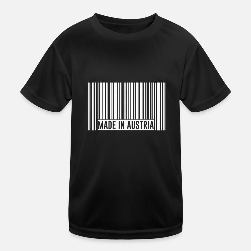 Barcode | Made in Austria Kids Functional T-Shirt