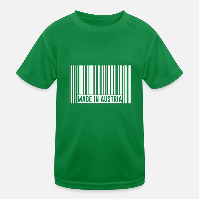 Code à barres | Fabriqué en Autriche T-shirt sport Enfant