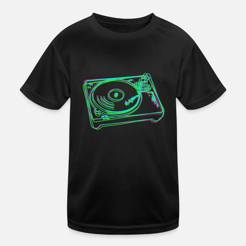Platine Vinyle Stylisé Coloré T-shirt sport Enfant