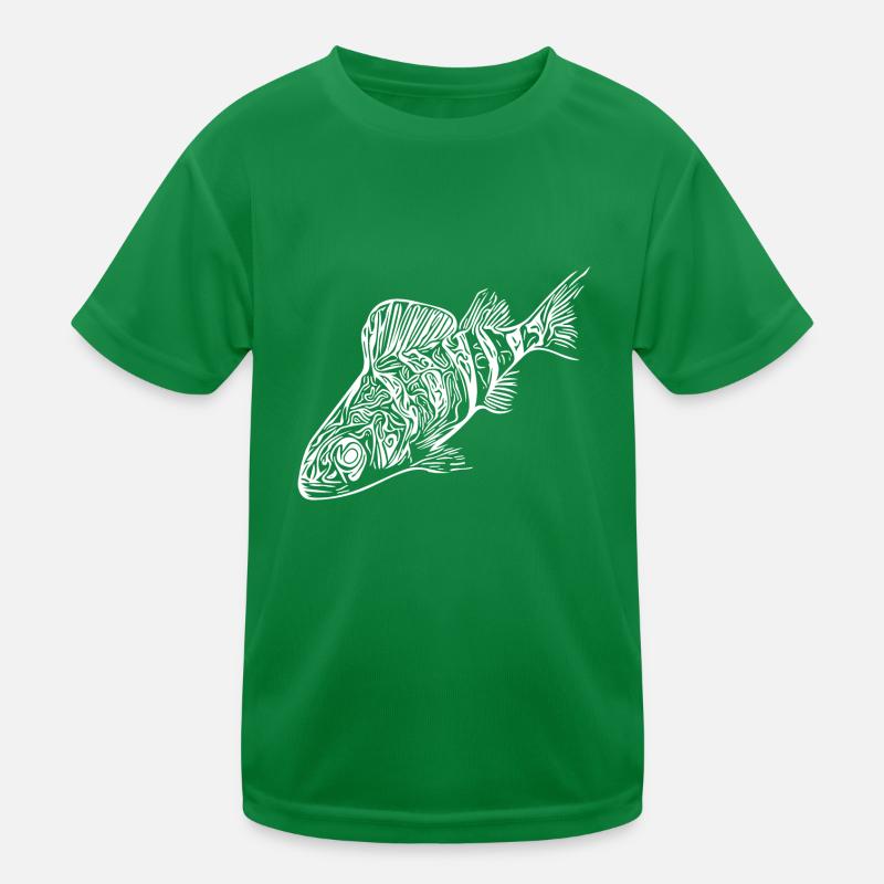 Conception de poisson perche pour les pêcheurs de carnassiers T-shirt sport Enfant