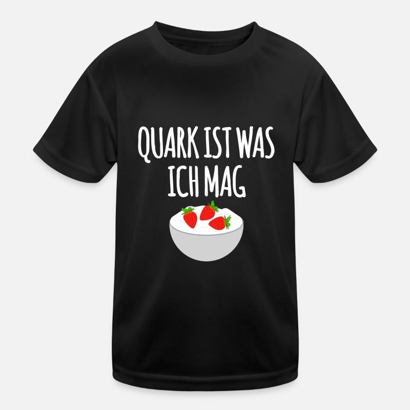 Quark with strawberries Kids Functional T-Shirt