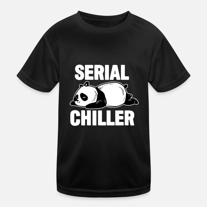 Panda lustig - Serienkühler Kinder Funktions-T-Shirt
