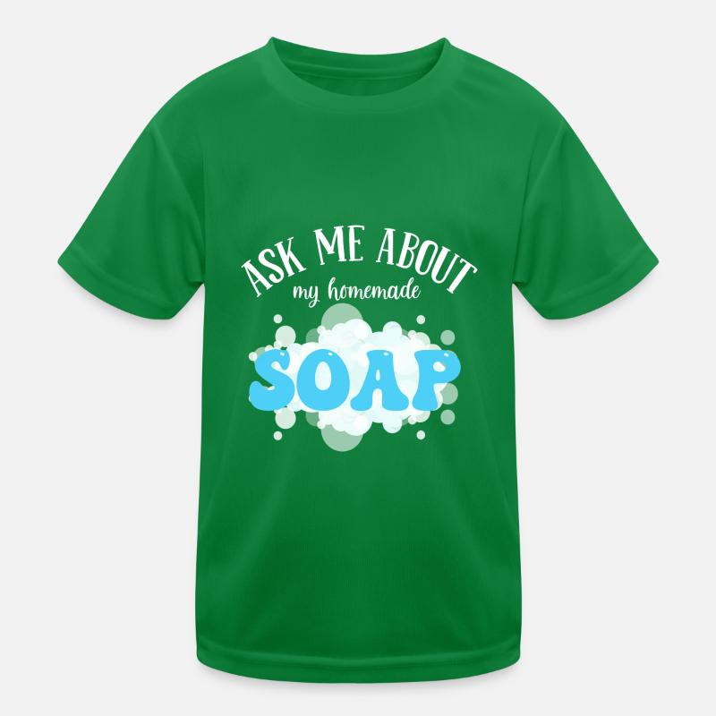 Soap Making Handmade soap Kids Functional T-Shirt