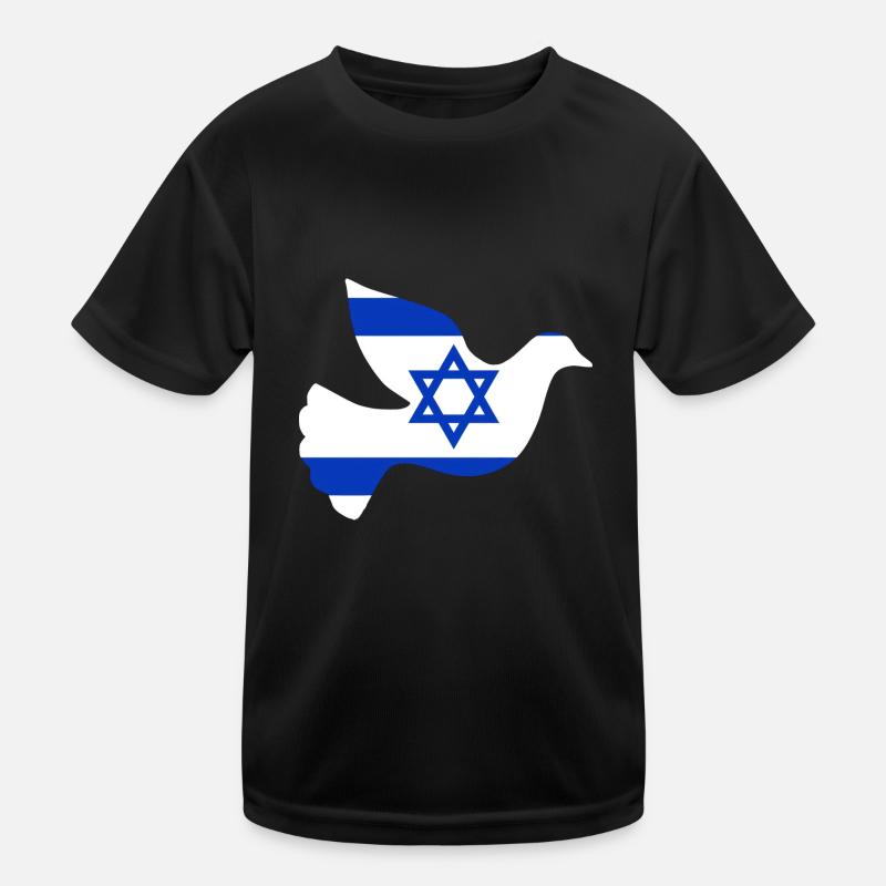 Israel Friedenstaube Kinder Funktions-T-Shirt