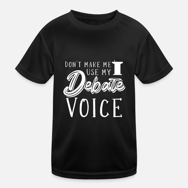 Debating Debate Arguing Kids Functional T-Shirt
