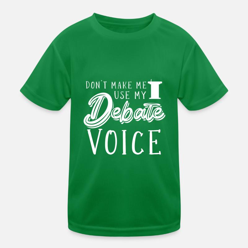 Debating Debate Arguing Kids Functional T-Shirt