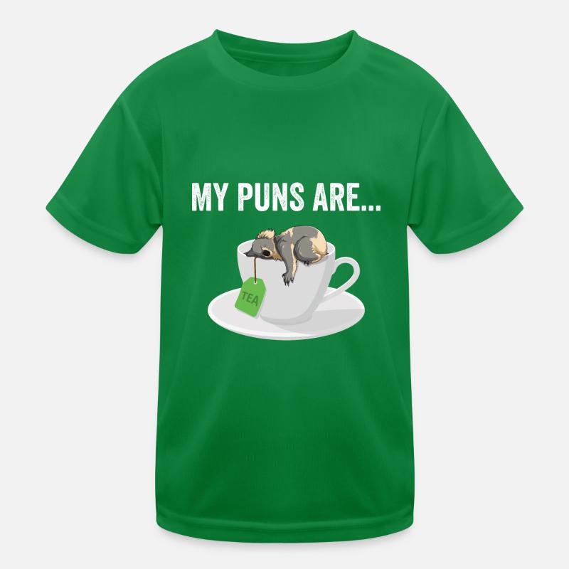 Koala - Meine Wortspiele sind Koala-Tee Kinder Funktions-T-Shirt