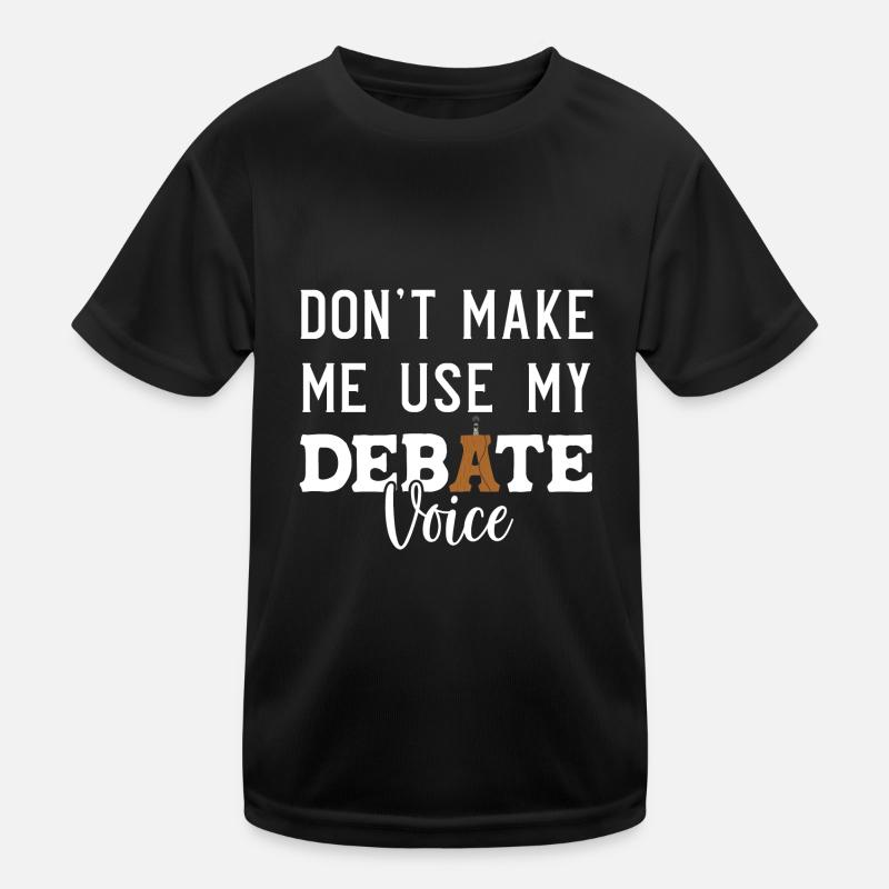 Débat Débat argumentation T-shirt sport Enfant