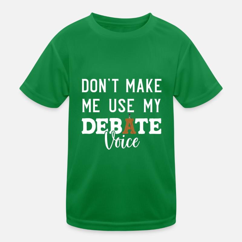 Débat Débat argumentation T-shirt sport Enfant