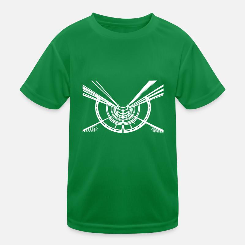 Lignes géométriques Hull Circle View T-shirt sport Enfant