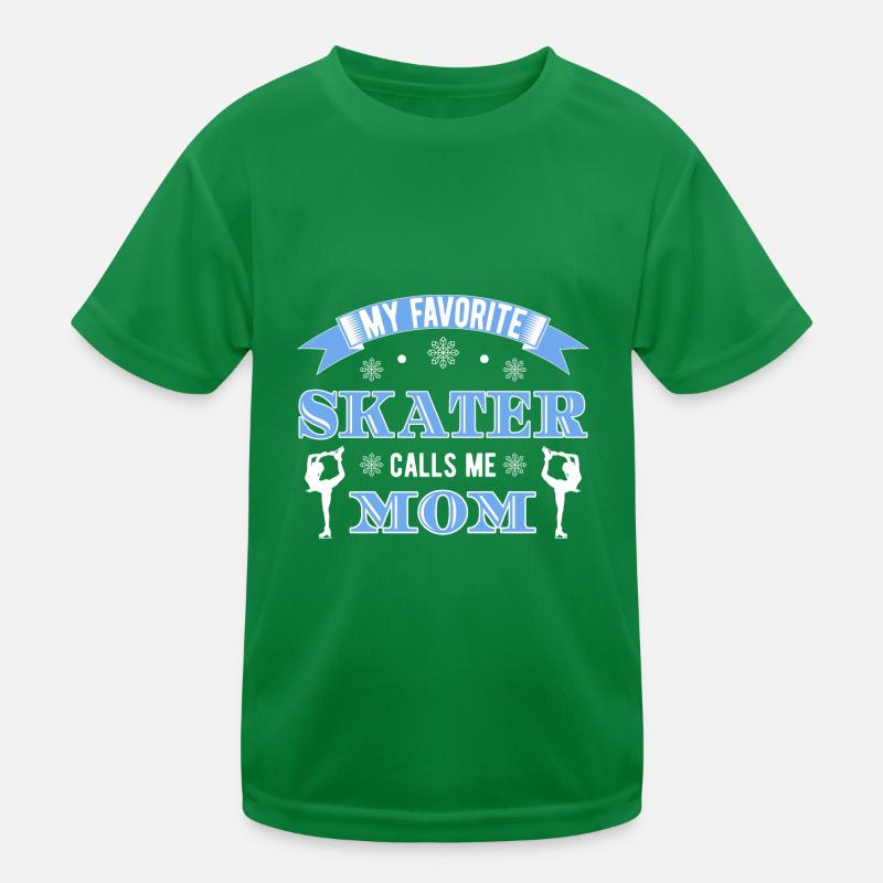 Eiskunstlauf Kinder Funktions-T-Shirt