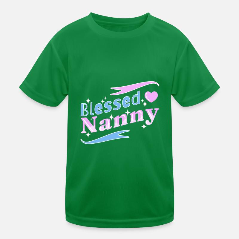 Nanny Babysitterin Tagesmutter Kinder Funktions-T-Shirt