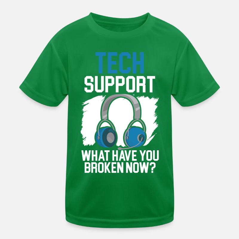 If all else fails Reboot Tech Support Kids Functional T-Shirt