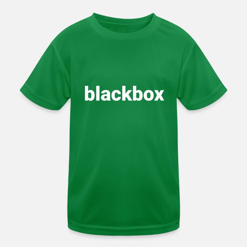 Blackbox white - raffstaff ® Kinder Funktions-T-Shirt
