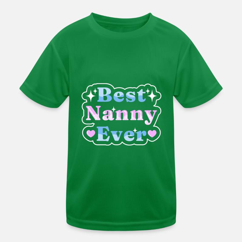 Nanny Babysitterin Tagesmutter Kinder Funktions-T-Shirt