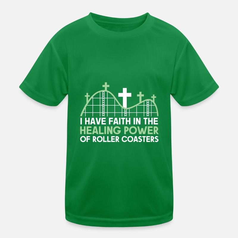 Parc d’attractions Roller Coaster T-shirt sport Enfant