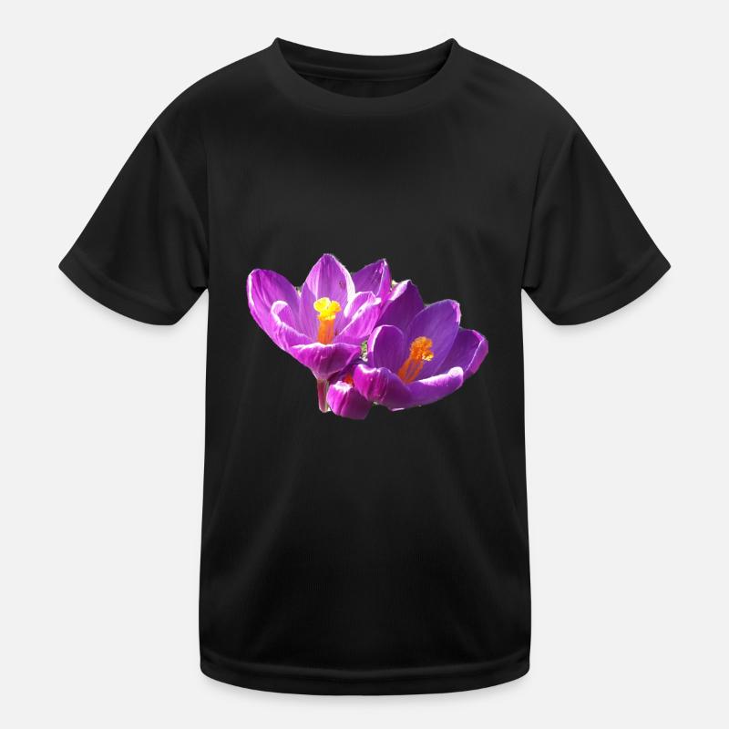 fleurs,fleur,printemps,fleurs,tulipes,crocus T-shirt sport Enfant