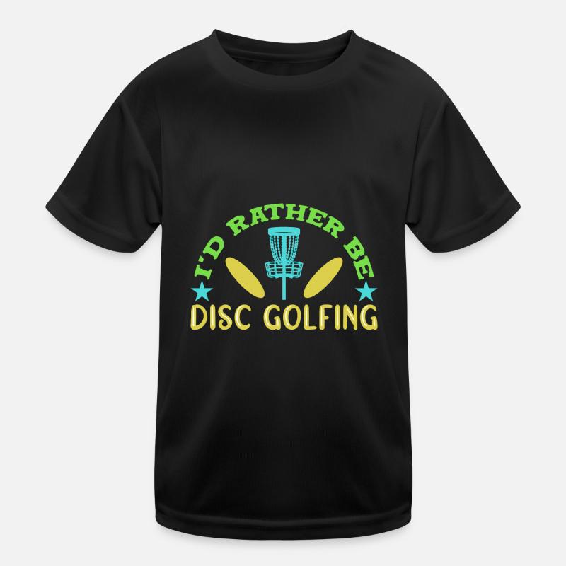 Disc Golf Frisbee Kinder Funktions-T-Shirt