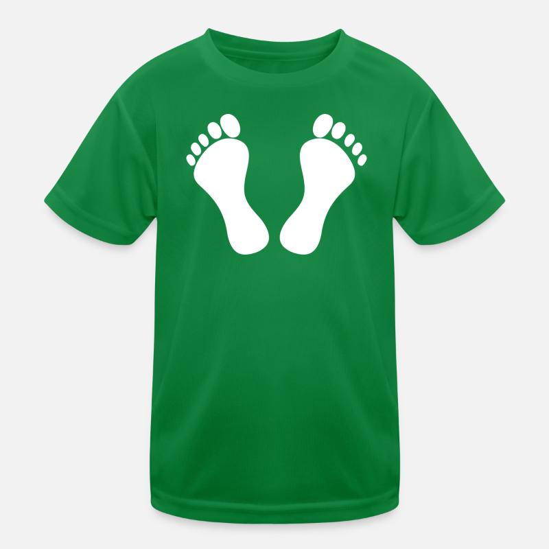 pieds T-shirt sport Enfant