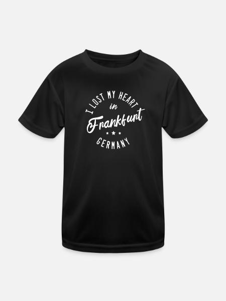 Frankfurt - Kids Functional T-Shirt - black - Front