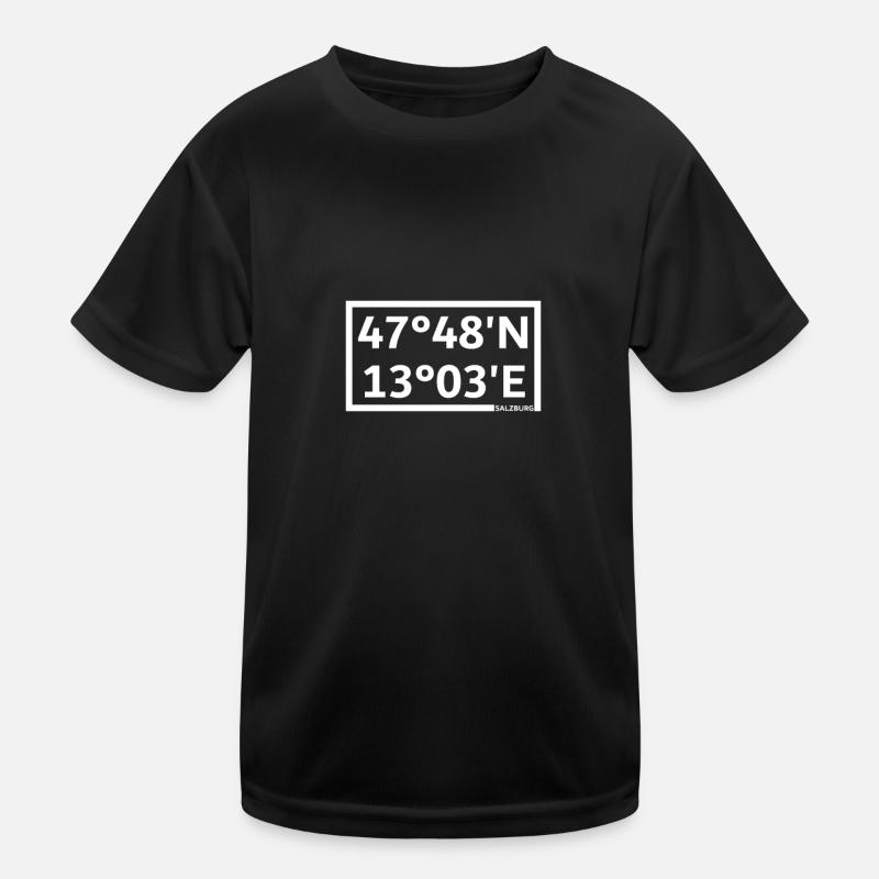 Coordonnées de Salzbourg T-shirt sport Enfant