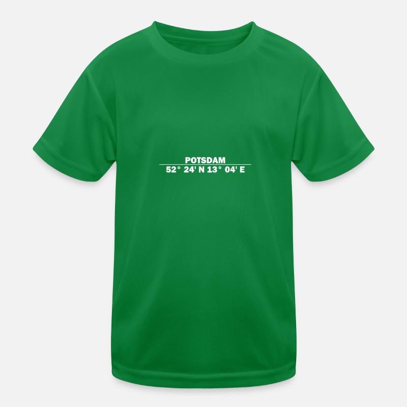 Potsdam Coordinates Kids Functional T-Shirt