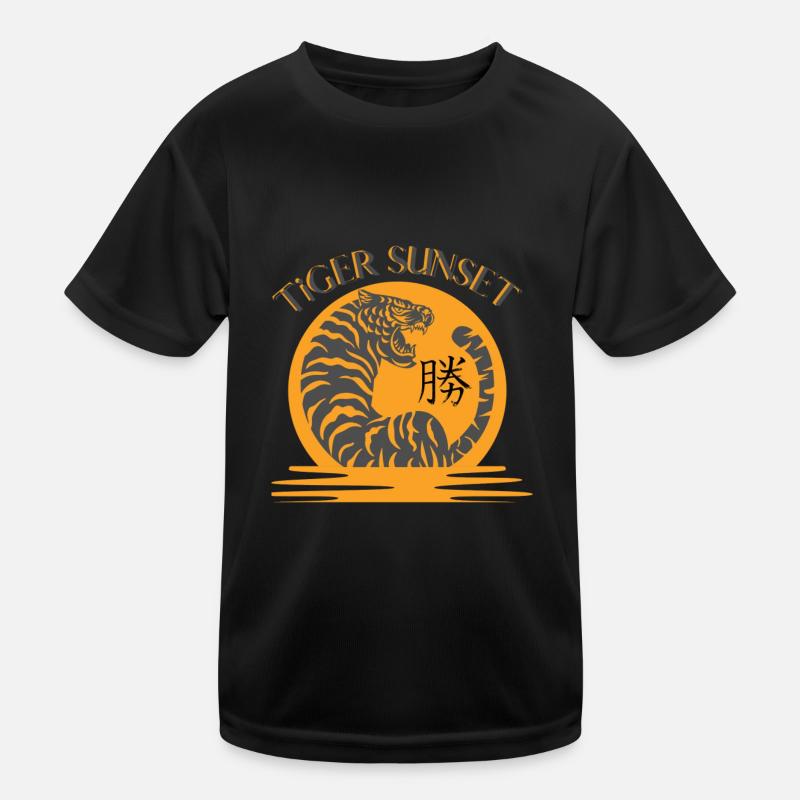 Tiger_Sunset T-shirt sport Enfant