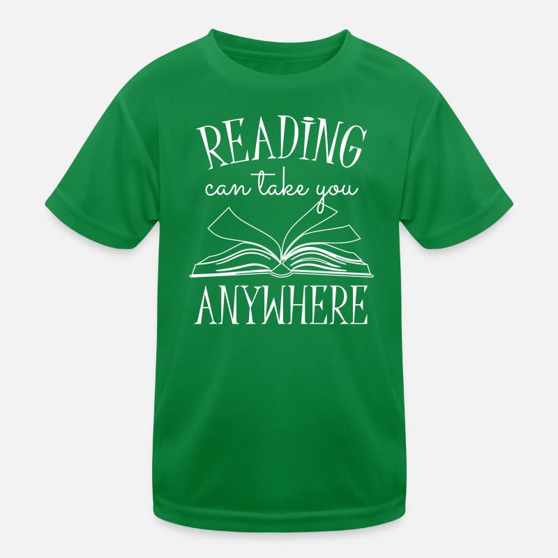 Reading Can Take You Anywhere Kids Functional T-Shirt