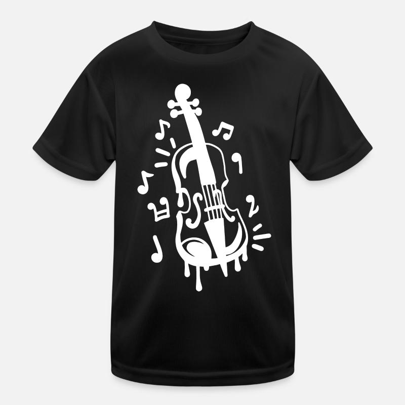 Geige Geiger Kinder Funktions-T-Shirt