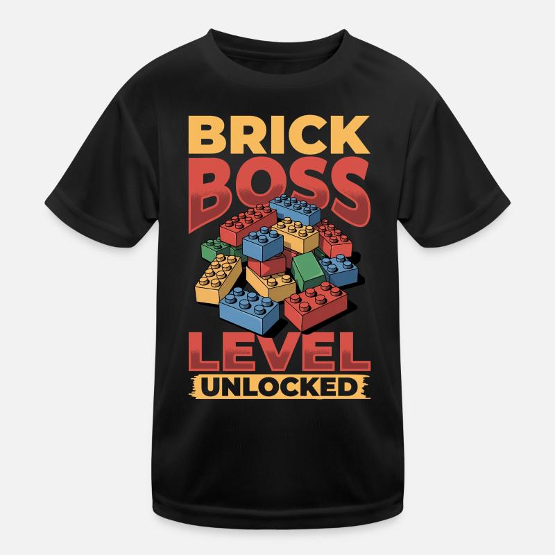 Building Blocks Kids Brick Builder Kinder Funktions-T-Shirt