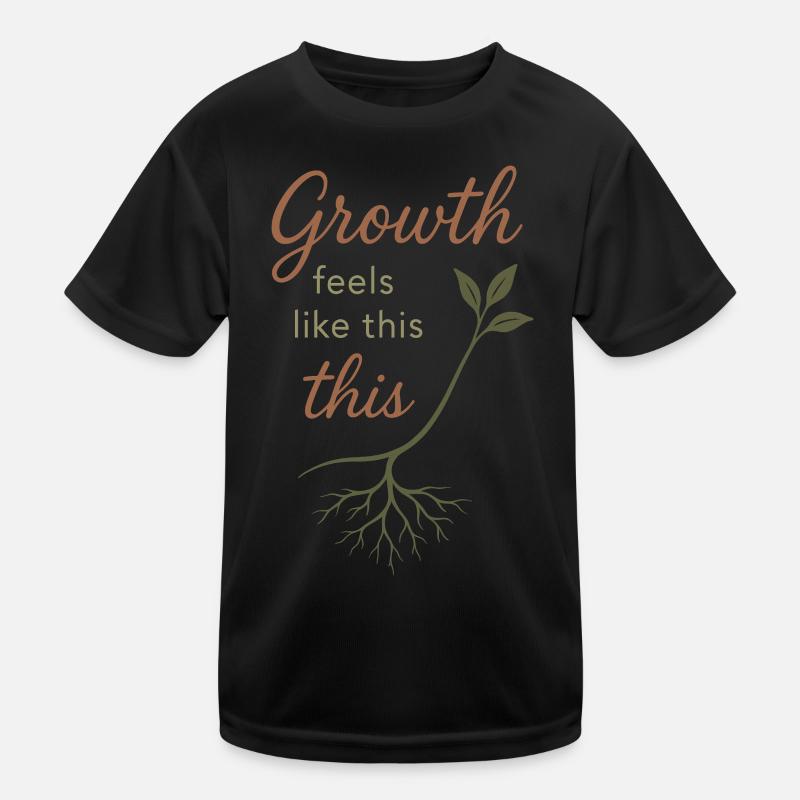 Mindful Growth, Spring Renewal, Kids Functional T-Shirt