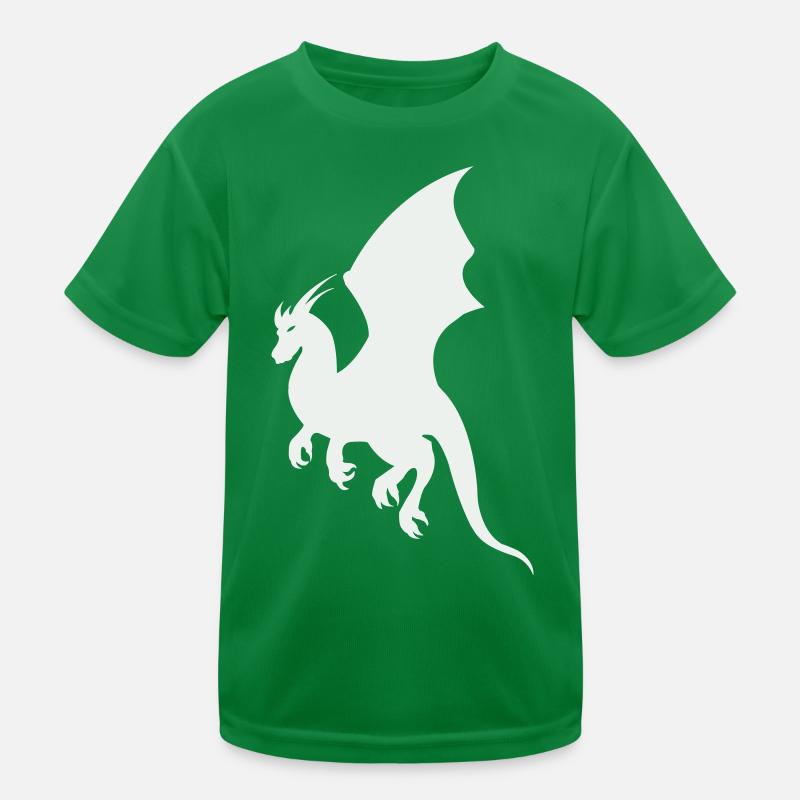 drache Kinder Funktions-T-Shirt