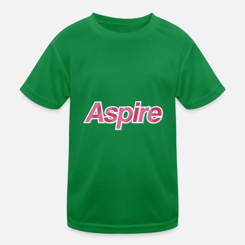Design typographique Aspire T-shirt sport Enfant