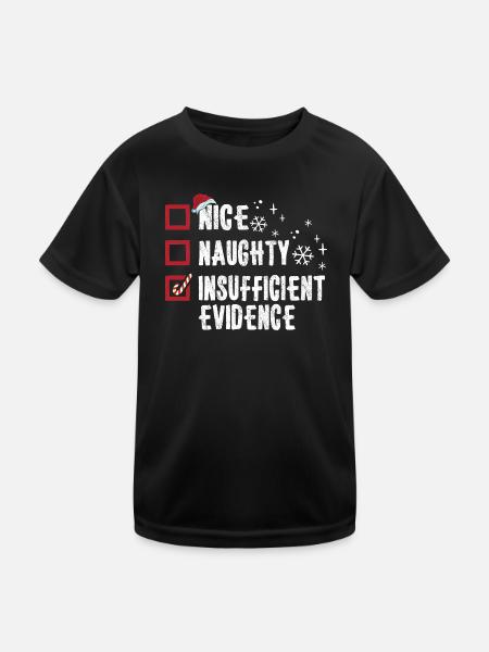Christmas Xmas Saying Humor Funny Funny - Kids Functional T-Shirt - black - Front