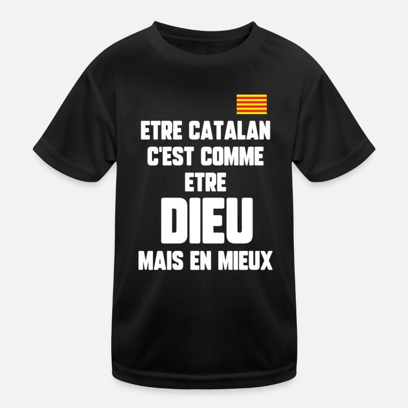 Katalanisch Kinder Funktions-T-Shirt